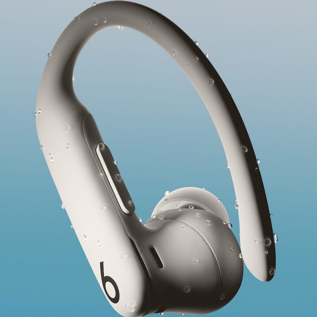 Powerbeats Pro 2 con gotas de agua